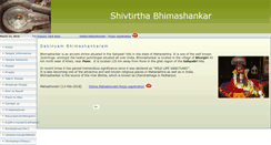 Desktop Screenshot of bhimashankar.in